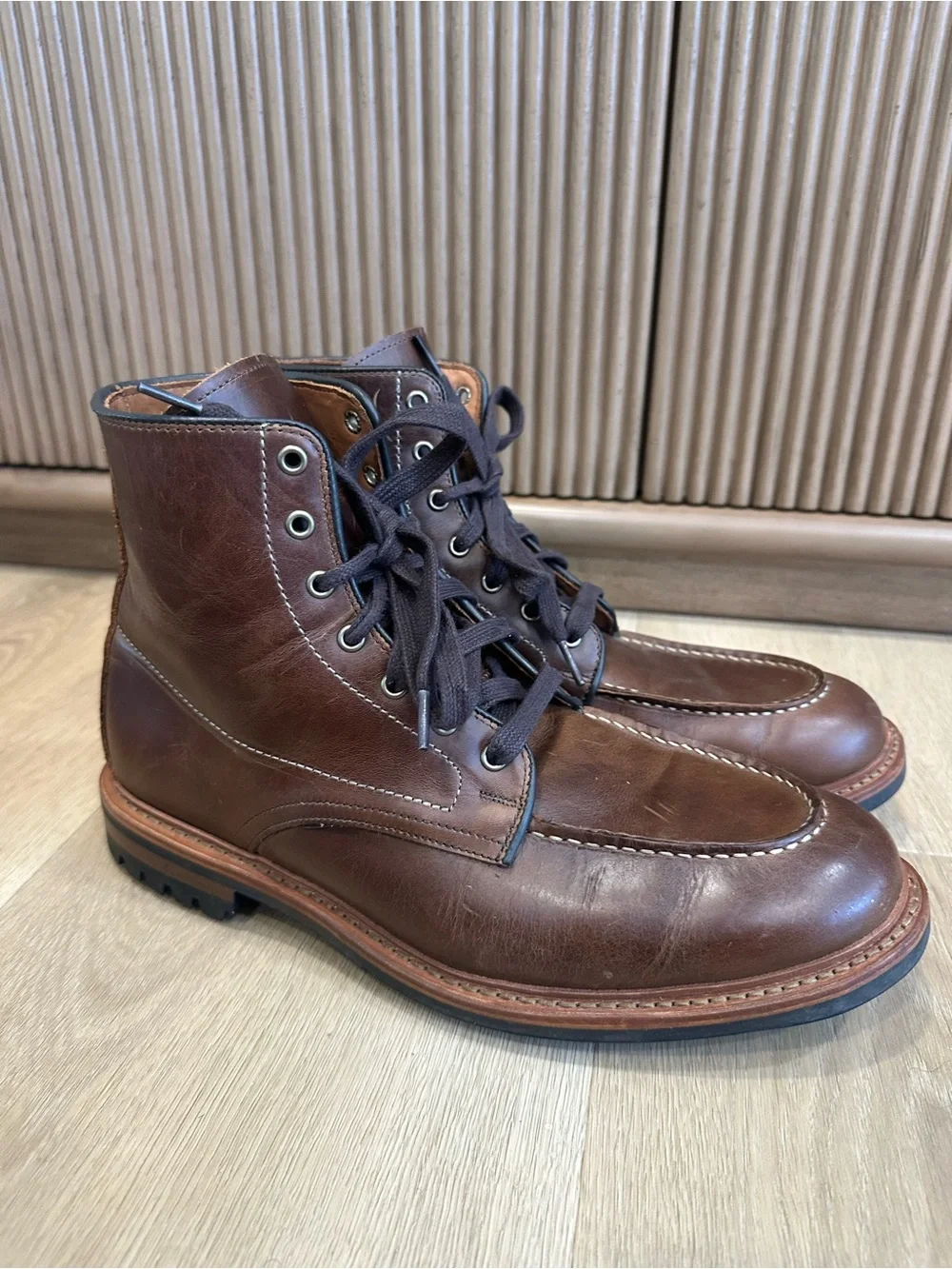 Allen Edmonds CARTER Moc Toe Boots Men's Size 10.5 D